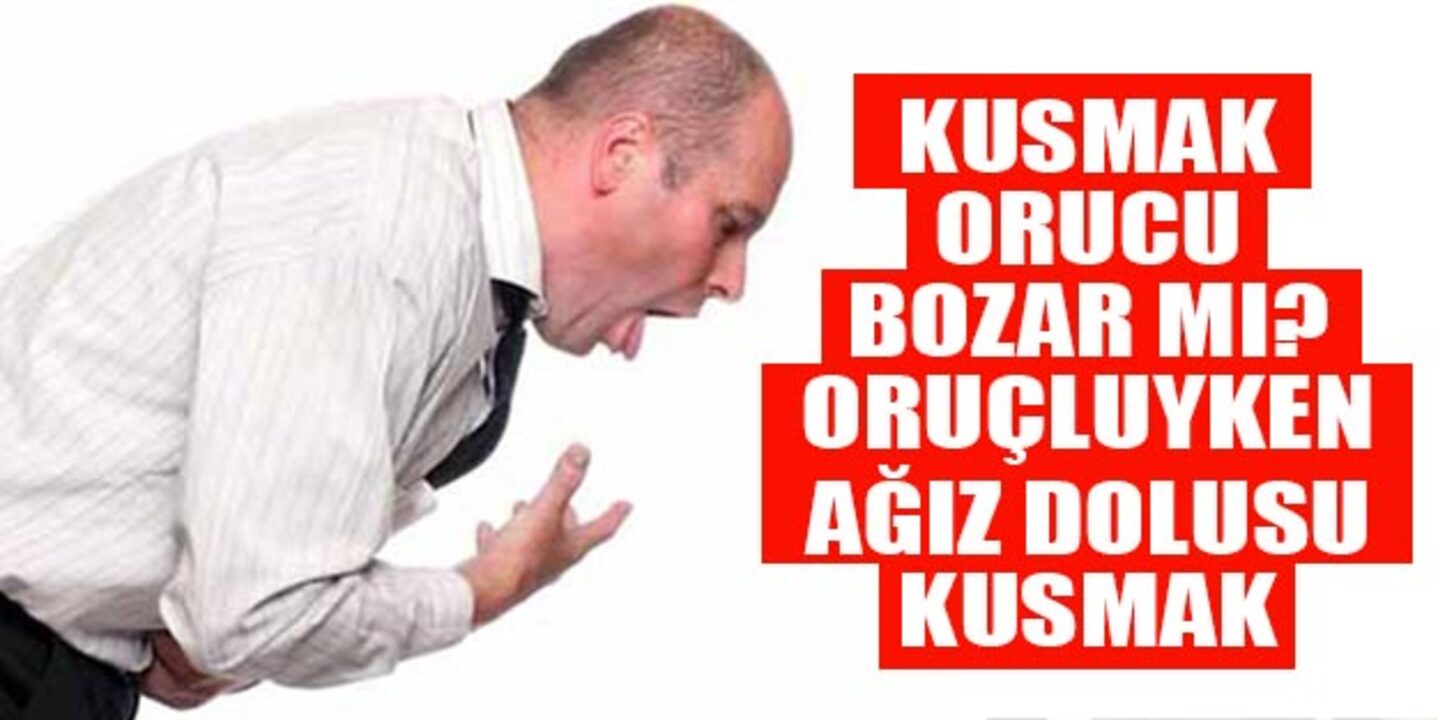 Sahurdan sonra bir kimse kusacağı sıra midesine geri yollar ve yutarsa orucu bozulur mu?