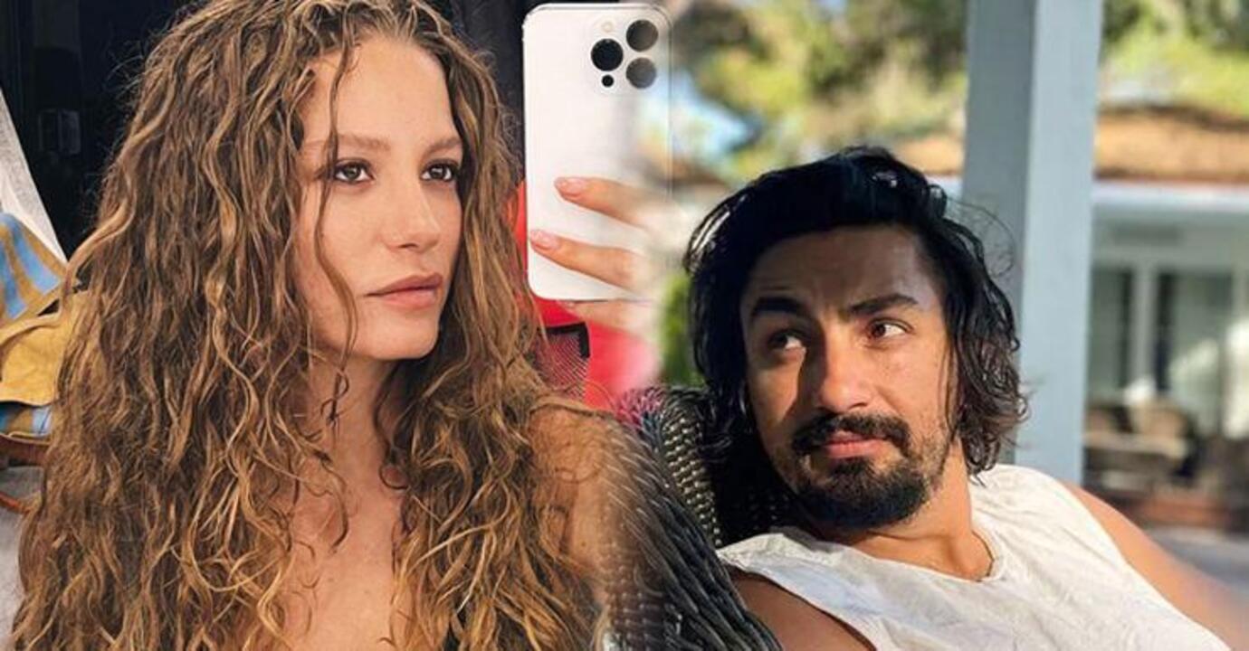 Serenay Sarıkaya ve Umut Evirgen aşklarının ilk görüntüsünü vermekten kaçamadılar!