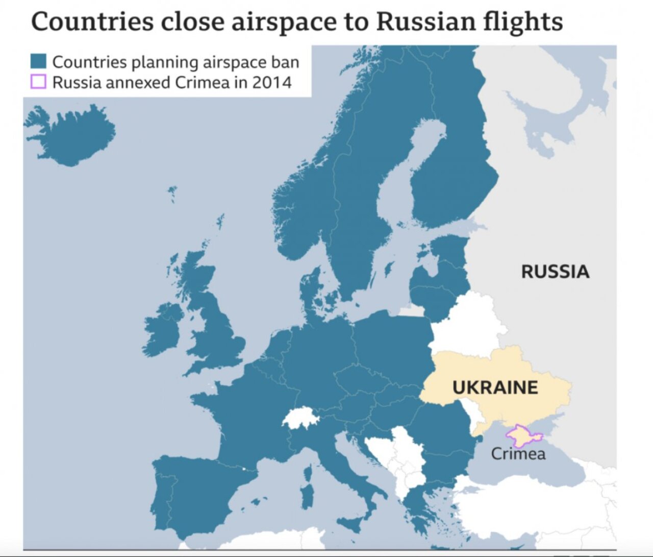 Avrupa Birliği tüm hava sahalarını Rusya'ya kapattı!