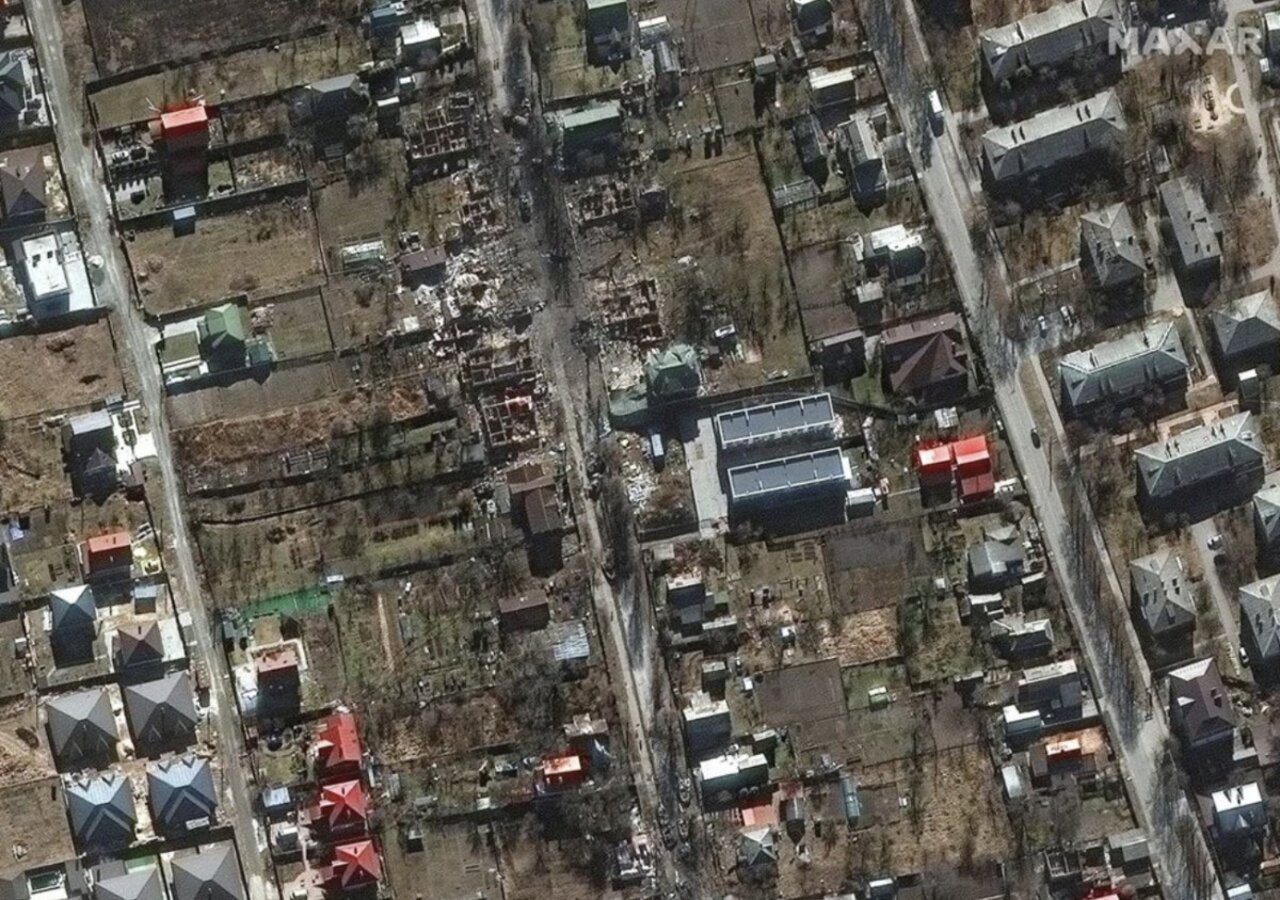 Ukrayna'daki savaş yıkımı uzaydan görüntülendi!