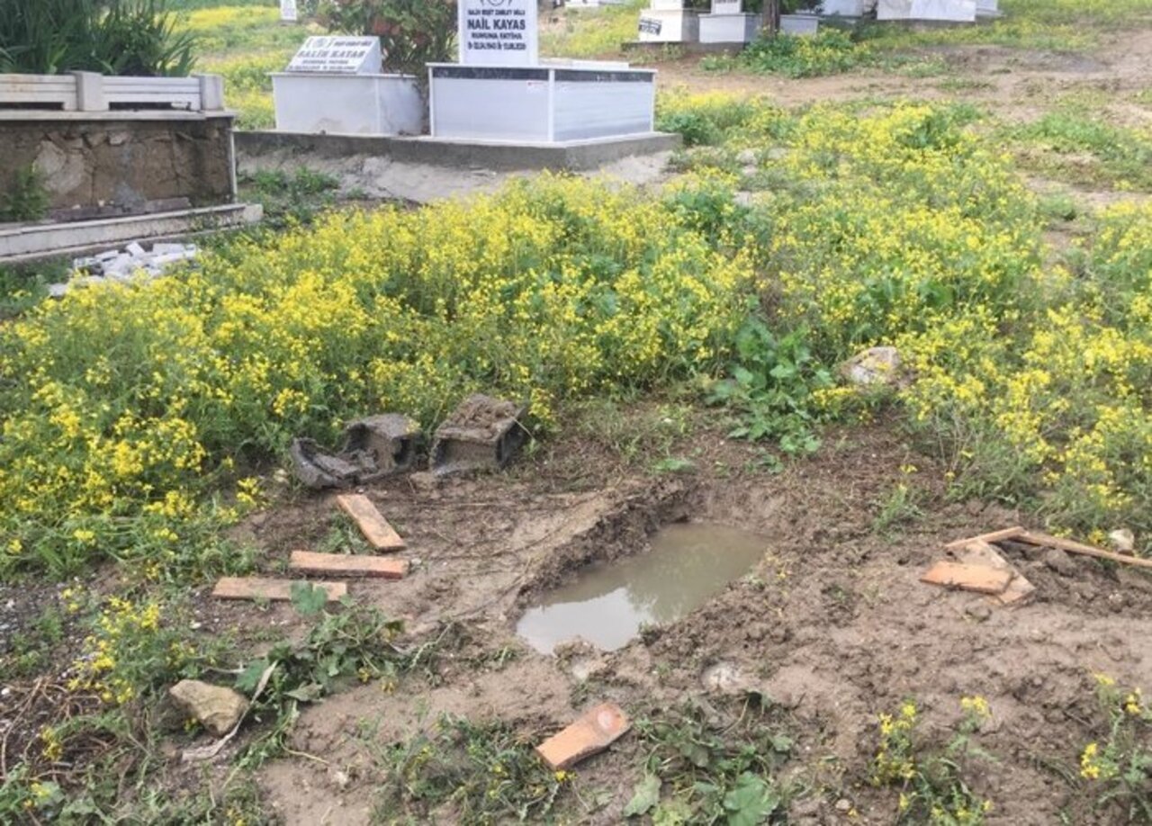 Adana'da korkunç olay! Mezardan 6 aylık cenin çıkarıldı..